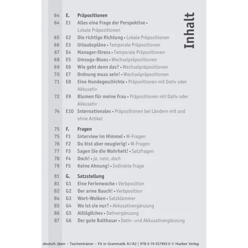 Deutsch üben Taschentrainer: Fit in Grammatik A1/A2: Жанр Учебники и пособия