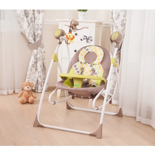 Колыбель-качели Carrello Nanny CRL-0005 Grey Planet: Тип кресло-качели