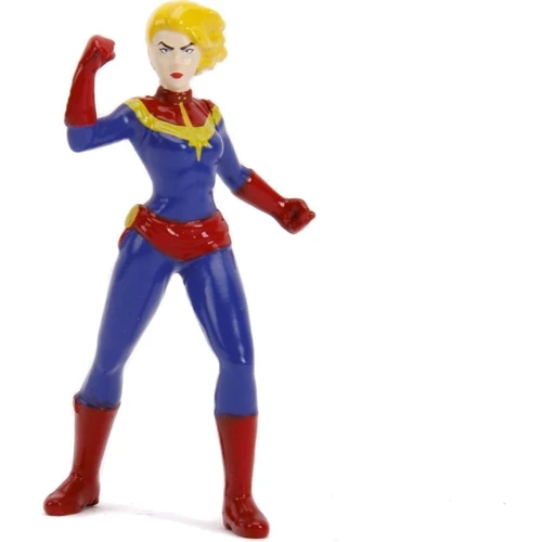 Машинка металлическая Jada Marvel Ford Mustang Мах (1973) c фигуркой Капитан Марвел, масштаб 1:24 (253225009): Материал Металл