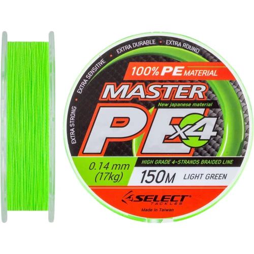

Шнур Select Master Pe 150m (салат.) 0.14мм 17кг (1870.01.53)