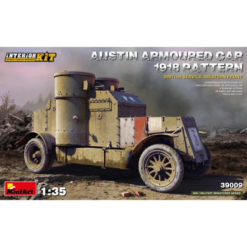 Модель Miniart Бронированный автомобиль Остин 1918 Британская служба. Западный фронт (MA39009)