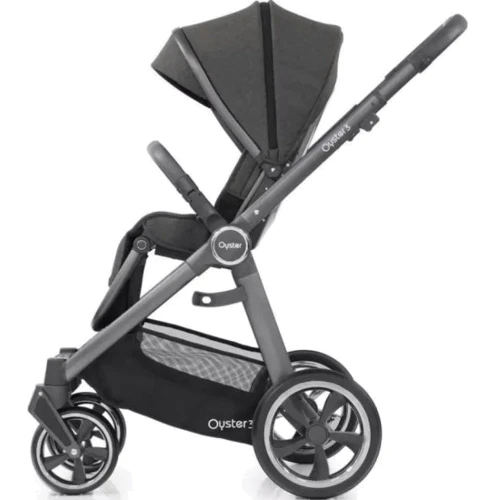 Універсальна коляска 2 в 1 BabyStyle Oyster 3 Pepper / City Grey NEW (O3SUPP/O3CCPEP): Ширина шасі 57