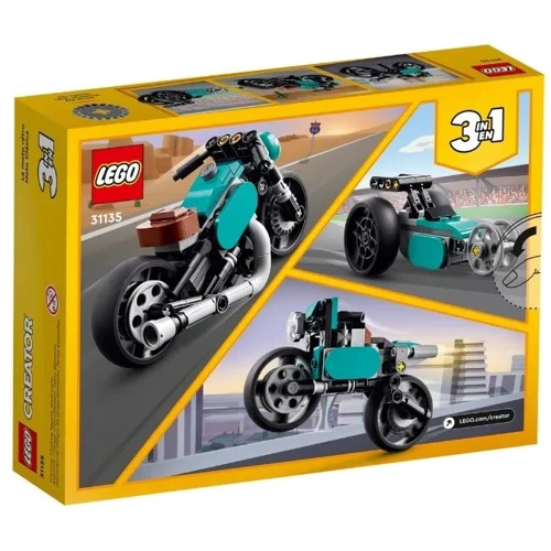 Конструктор LEGO Creator 3-in-1 Винтажный мотоцикл 128 деталей (31135): Серия Creator