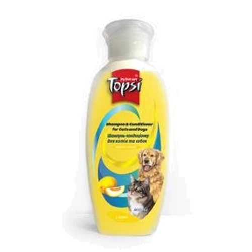 Шампунь-кондиционер Topsi для котов и собак с ароматом дыни 200 мл (4820122203952)