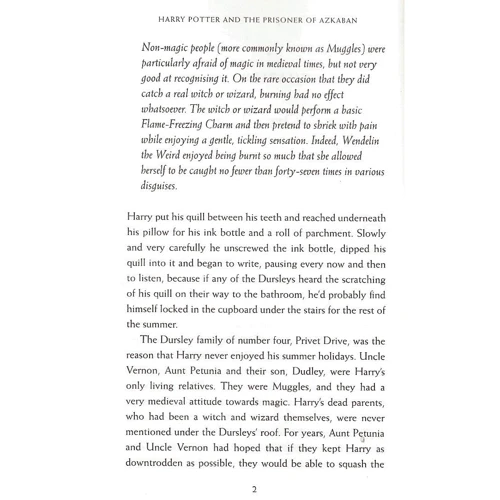 J.K. Rowling: Harry Potter and the Prisoner of Azkaban: ISBN 9781408855676