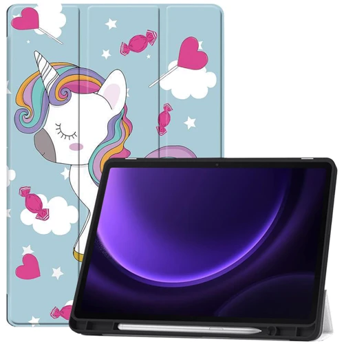 Аксессуар для планшетных ПК BeCover Flexible TPU Mate Unicorn for Samsung X400/406 Galaxy Tab S10 Lite (713835): Цвет рисунок