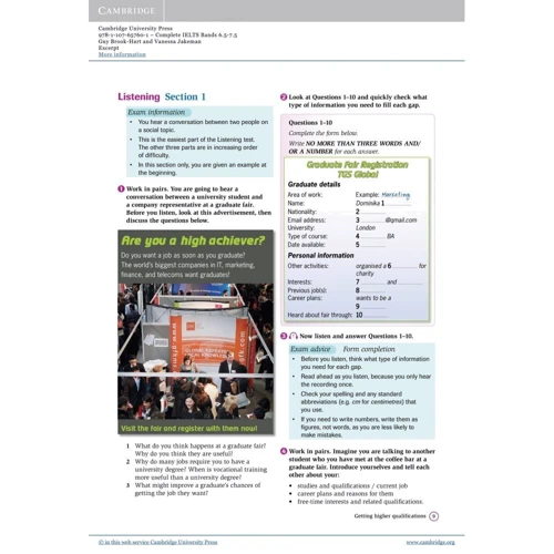 Complete IELTS Bands 6.5-7.5: Student's Book without Answers with CD-ROM: Производитель Cambridge University Press