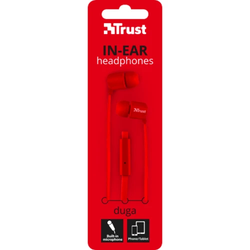 Наушники Trust Duga Full Red: Диапазон частот (Гц) 20 - 20 000