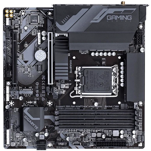 GIGABYTE B760M GAMING X AX: Оперативная память 4xDDR4 5333 МГц, до 128 ГБ