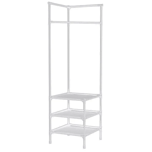 Вешалка-стойка Stenson с полками для обуви 185х40х40 см (R94067-BL)