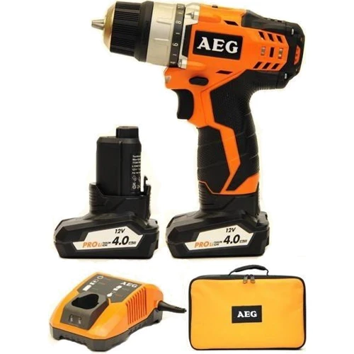 Дрель AEG BSB 12 C2 Li-KIT2B (4935447996) с набором: Питание от аккумулятора