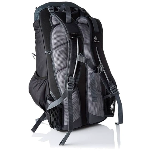 Рюкзак Рюкзак Deuter ACT Trail EL 36 л black-granite (34409157410): Додатково Дощовик, вентильована спина, Карман для пляшки, Поясна стяжка, Ручка для перенесення, кріплення для