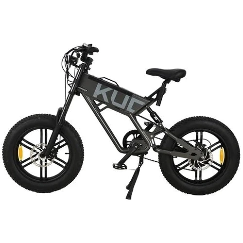Електровелосипед Kugoo T01, (500 Вт, 48 В, 13 А/год), колеса 20", сірий: Допустиме навантаження, кг 150
