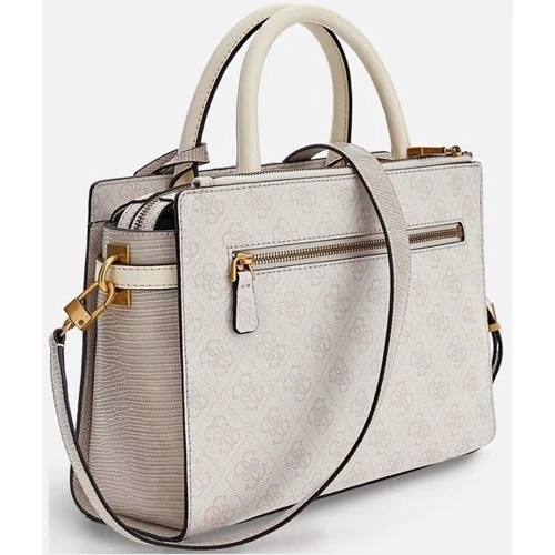 Сумка жіноча GUESS GINEVRA LOGO ELITE SCITY STCHL сіра (HWSB8675060-STL): Фактура Гладкая, Матовая