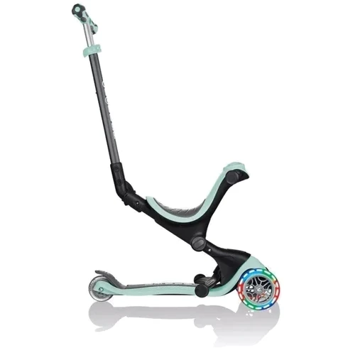 Самокат детский 5 в 1 Globber GO UP Deluxe Lights мятный (646-206): Материал колес полиуретан
