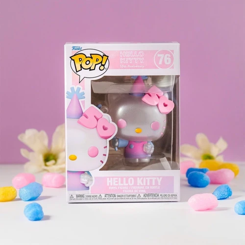 Игровая фигурка Funko POP! серии Sanrio: Hello Kitty S2 - Хэллоу Китти с шариком (76090): Серия Sanrio: Hello Kitty