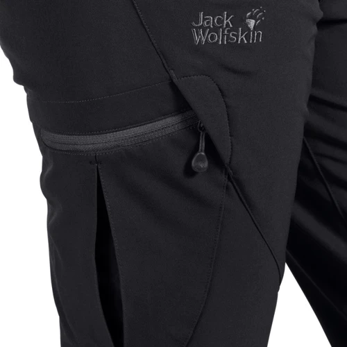 Брюки Jack Wolfskin Chilly Track Xt Pants Women 1502371-6000 40 черные: Фасон Классика