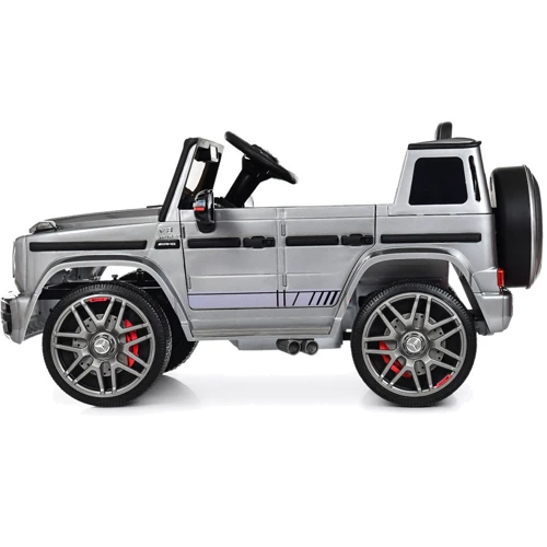 Детский электромобиль Джип Bambi Racer Mercedes-Benz, серый (M 4179EBLRS-11): Материал корпуса пластик