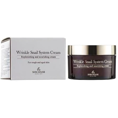 The Skin House Wrinkle Snail System Cream Антивозрастной крем на основе улиток 100 ml: Время применения Универсальный