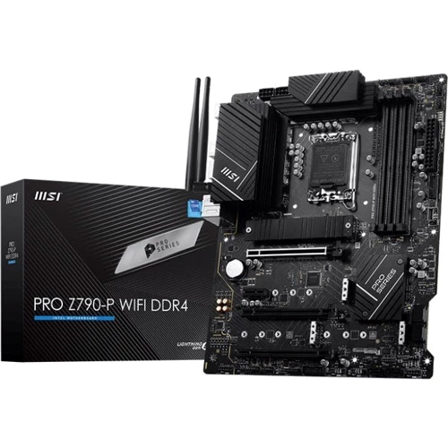MSI PRO Z790-P WIFI DDR4: Оперативная память 4xDDR4 5333 МГц, до 128 ГБ