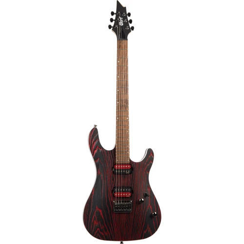 Електрогітара CORT KX300 Etched (Black Red)