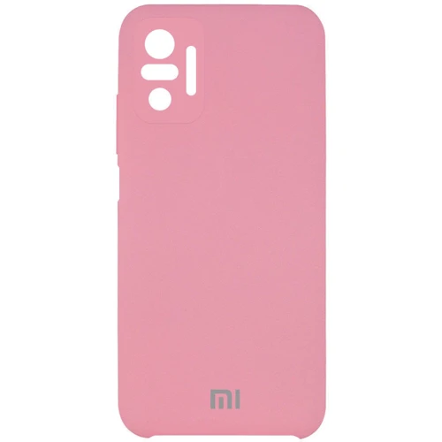 Чехол для телефонов Mobile Case Silicone Cover Shield Camera Light Pink for Xiaomi Redmi Note 10 Pro / Note 10 Pro Max