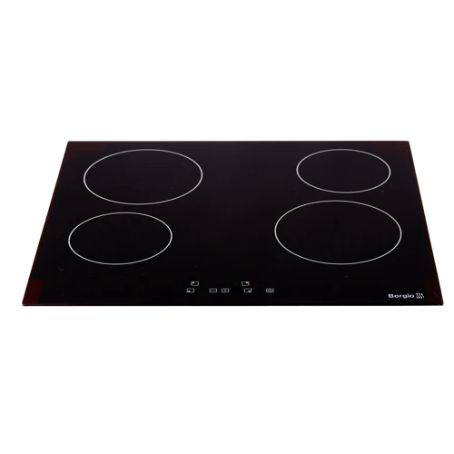 Варильна поверхня електрична Borgio VC640 Black: Кількість конфорок 4