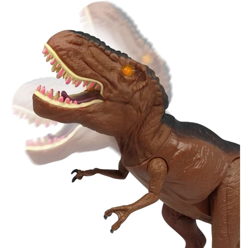 Игрушка Могучий Мегазавр T-Rex рычащий и кусающий 45 см. (4894166800460) фото 5