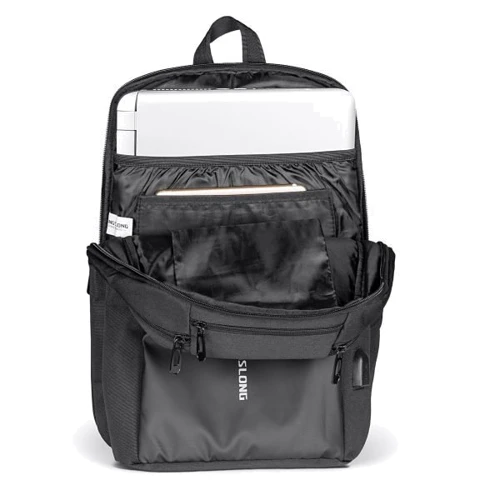 Сумка для ноутбуков Kingslong 15.6" Backpack Black (KLB180623A001) фото 6