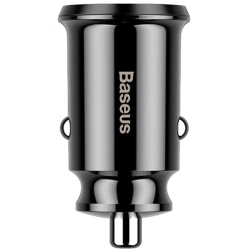Зарядное устройство Baseus Car Charger 2xUSB Grain Mini 3.1A Black (CCALL-ML01): Кабель в комплекте отсутствует