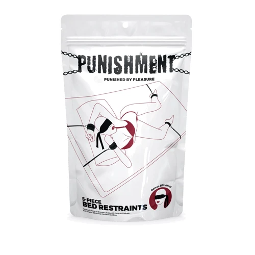 Растяжка на кровать Punishment - 5-Piece Bed Restraint Kit – Black