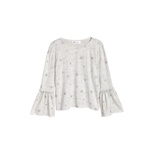 Лонгслів H & M 1112-5507446 170 см сірий