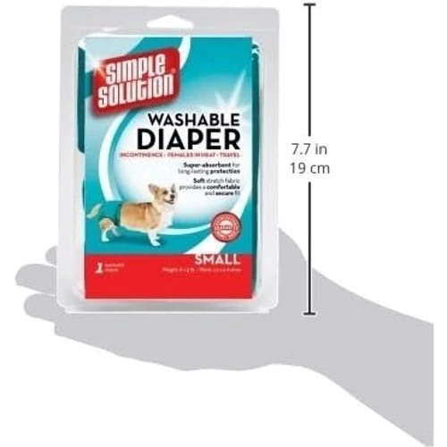Многоразовая гигиеническая подкладка Simple Solution SS Washable Diaper Small для животных маленькая (ss10592) фото 1