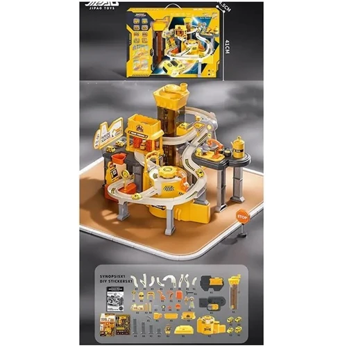 Гараж паркування Автосервіс (ліфт, музика, світло, рухомі деталі, машинки) (JP 588-13