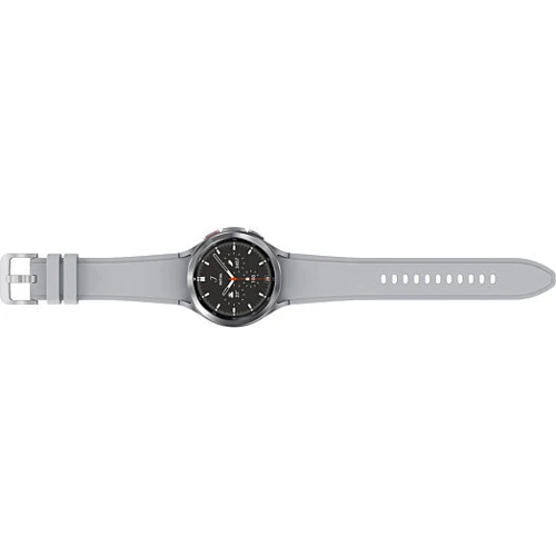 Смарт-часы Samsung Galaxy Watch 4 Classic 46mm Silver (SM-R890NZSA): Фитнес-функции Секундомер, Скорость движения, Пульсоксиметр, GPS-модуль, Подсчет калорий, Шагомер, Пульсометр, Умный будильник