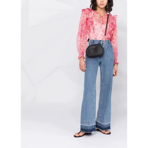 Жіноча сумка крос-боді Michael Kors Jet Set Charm Sm Oval Cmra Xbody Чорна (32S1GT9C0L001): Тип Сумки