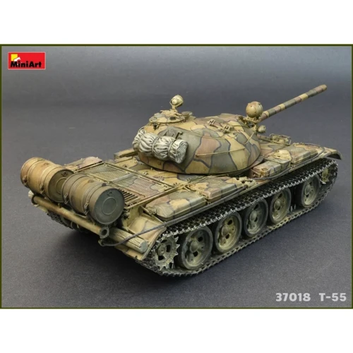 Сборная модель MiniArt Советский средний танк Т-55 образца 1963 г. с интерьером (MA37018) фото 19