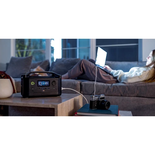 Зарядная станция EcoFlow RIVER 288Wh 600W (EFRIVER600-EU) UA: Разъемы для подзарядки Зарядка от солнечной панели, Зарядка от сети, Зарядка от автомобиля