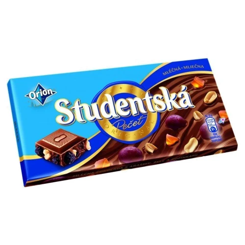 Шоколад Studentska молочний з родзинками 180 г (DL6458): Умови зберігання Зберігати в сухому місці і далеко від джерел тепла