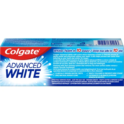 Colgate Зубная паста Комплексное отбеливание 50 ml: Назначение Отбеливание, Свежесть дыхания, Очищение