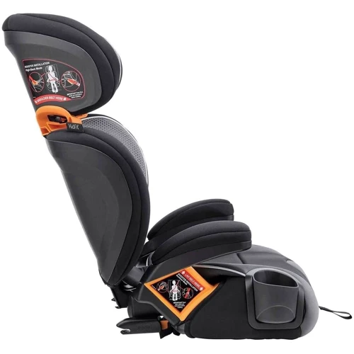 Автокрісло Chicco KidFit Adapt Plus чорний (79728.86.07): Регулювання высота подголовника, наклон спинки