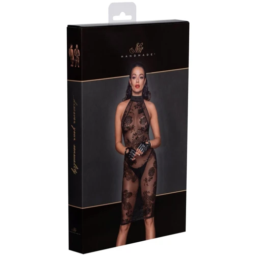 Платье Noir Handmade F240 Midi tulle dress with velvet straps Вlack, XXL