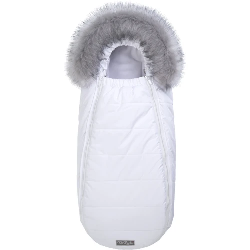 Зимовий конверт-кокон Доречі Baby XS Фліс Білий з опушкою (1878 FО): Виробник доречі
