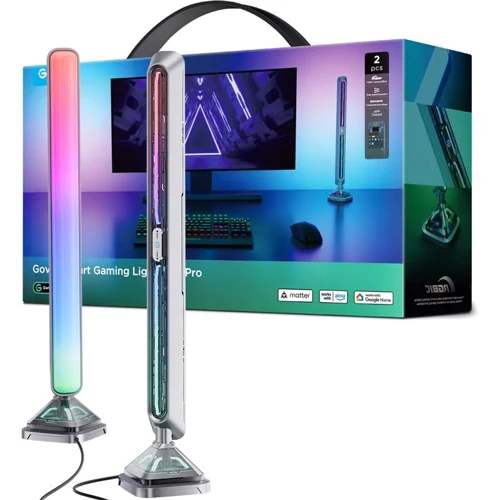 Набір адаптивного підсвічування Govee H6048 Govee Gaming Light Bars Pro, RGBIC, WI-FI/Bluetooth, чорний (H8048C81): undefined undefined