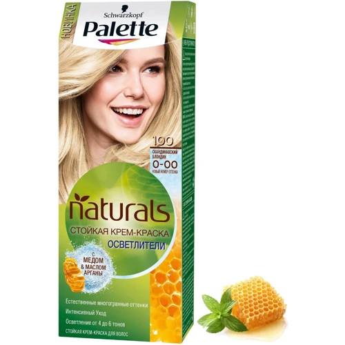 Palette Naturals Крем-краска для волос 0-00 (100) Скандинавский блондин 110 ml: Классификация Масс-маркет