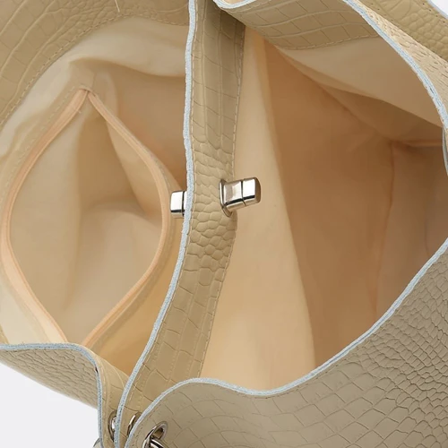 Жіноча сумка-мішок Ricco Grande бежева (1l981rep-beige): Країна виробник Україна