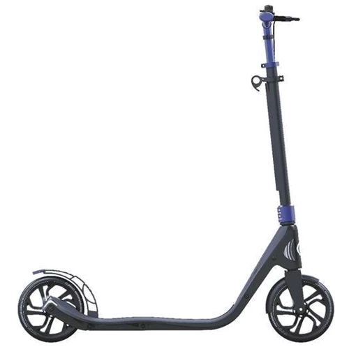 Самокат Globber серии One NL 205 Deluxe, черно-синий, до 100кг, от 1.55м, 2 колеса: Количество колес 2