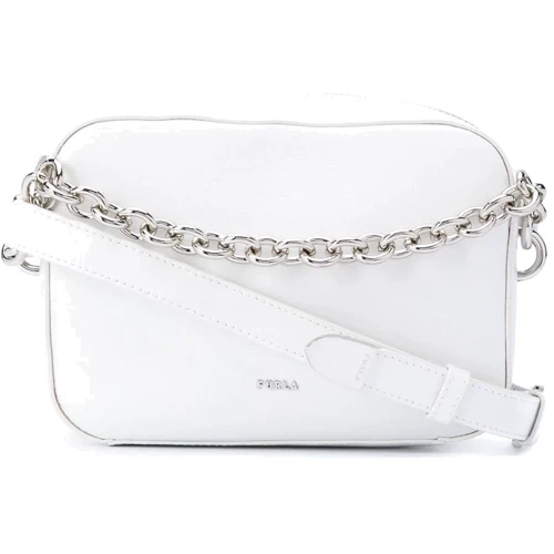 Женская сумка кросс боди Furla Block Mini белая (1055818)
