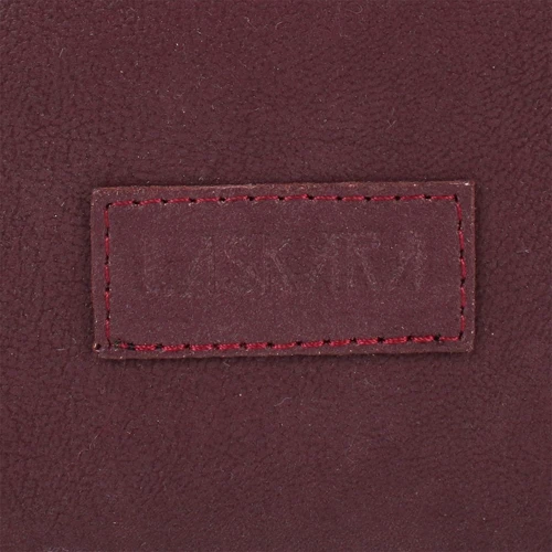 Женская сумка хобо Laskara серая (LK10187-grey-beige-bordo): Фактура Гладкая, Матовая