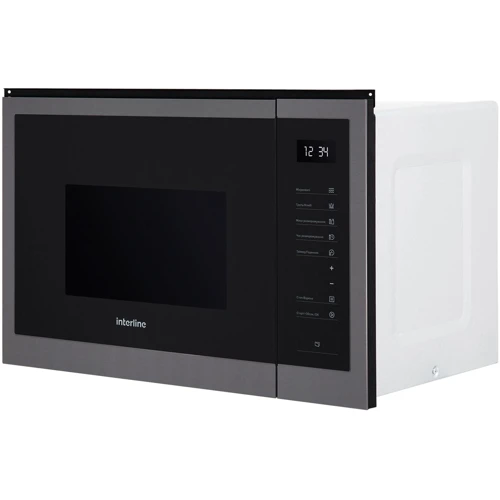 Встраиваемая микроволновая печь Interline MWG 925 SSA BA: Дисплей есть